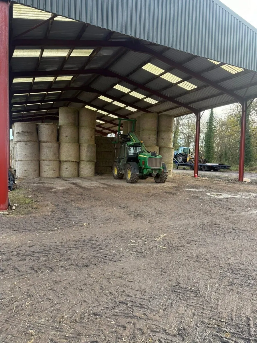 Looking for hay in round bales🐎 - Image 3
