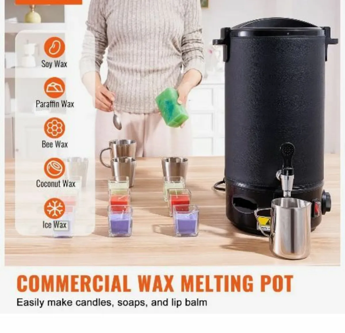 Wax Melter for Candle Making 10Liter - Image 3