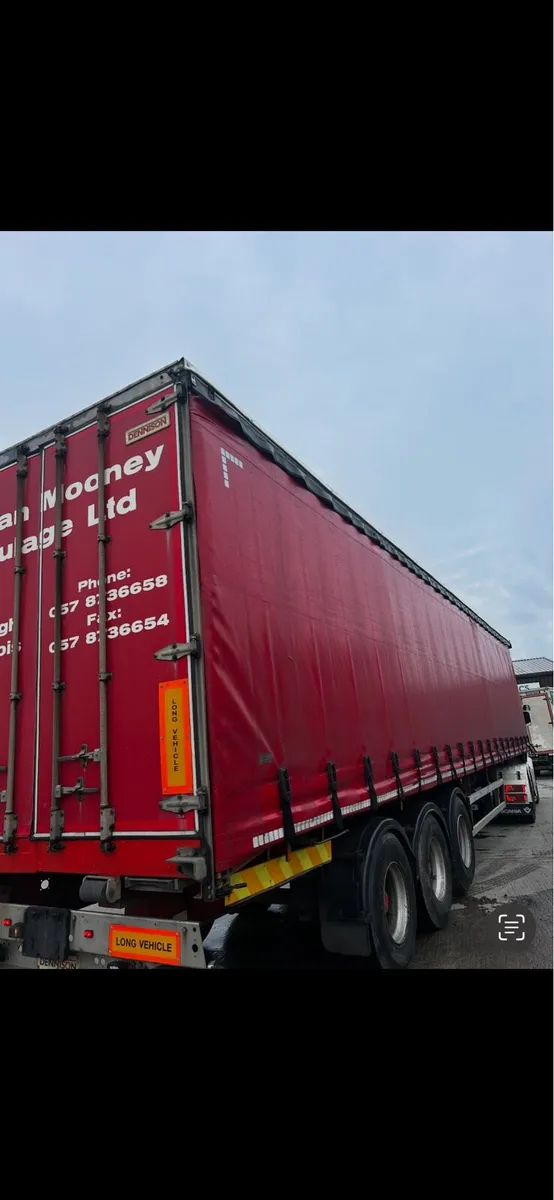 Dennison coil carrier curtain side trailer - Image 1