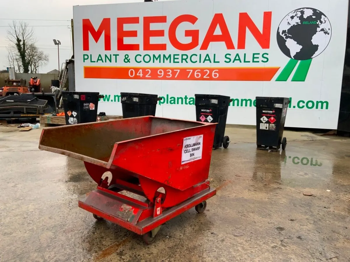 0.5yds SELF TIPPING FORKLIFT SKIP.......715v. - Image 2