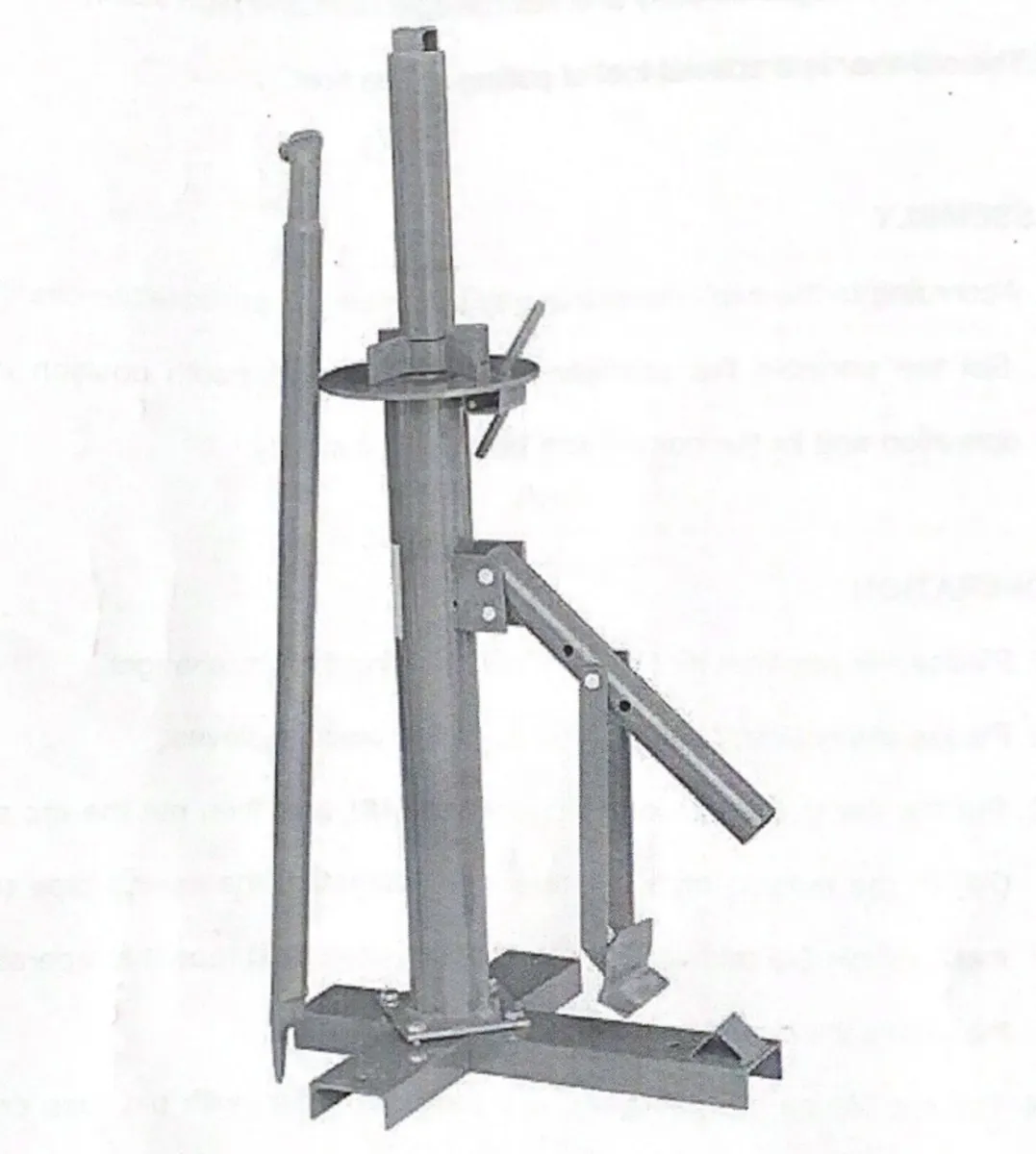 Portable Tyre Changer with Pry Bar - Image 4