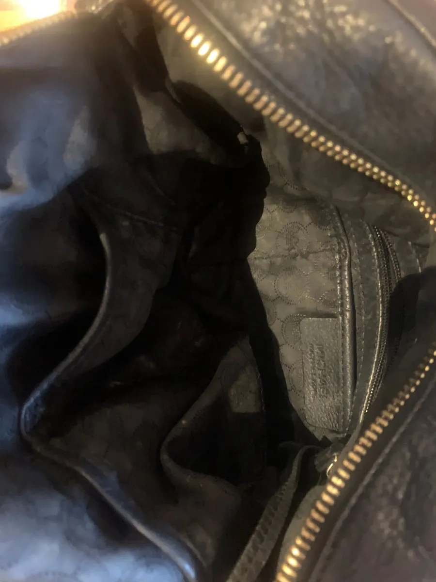 Micheal Kors Black Handbag - Image 4