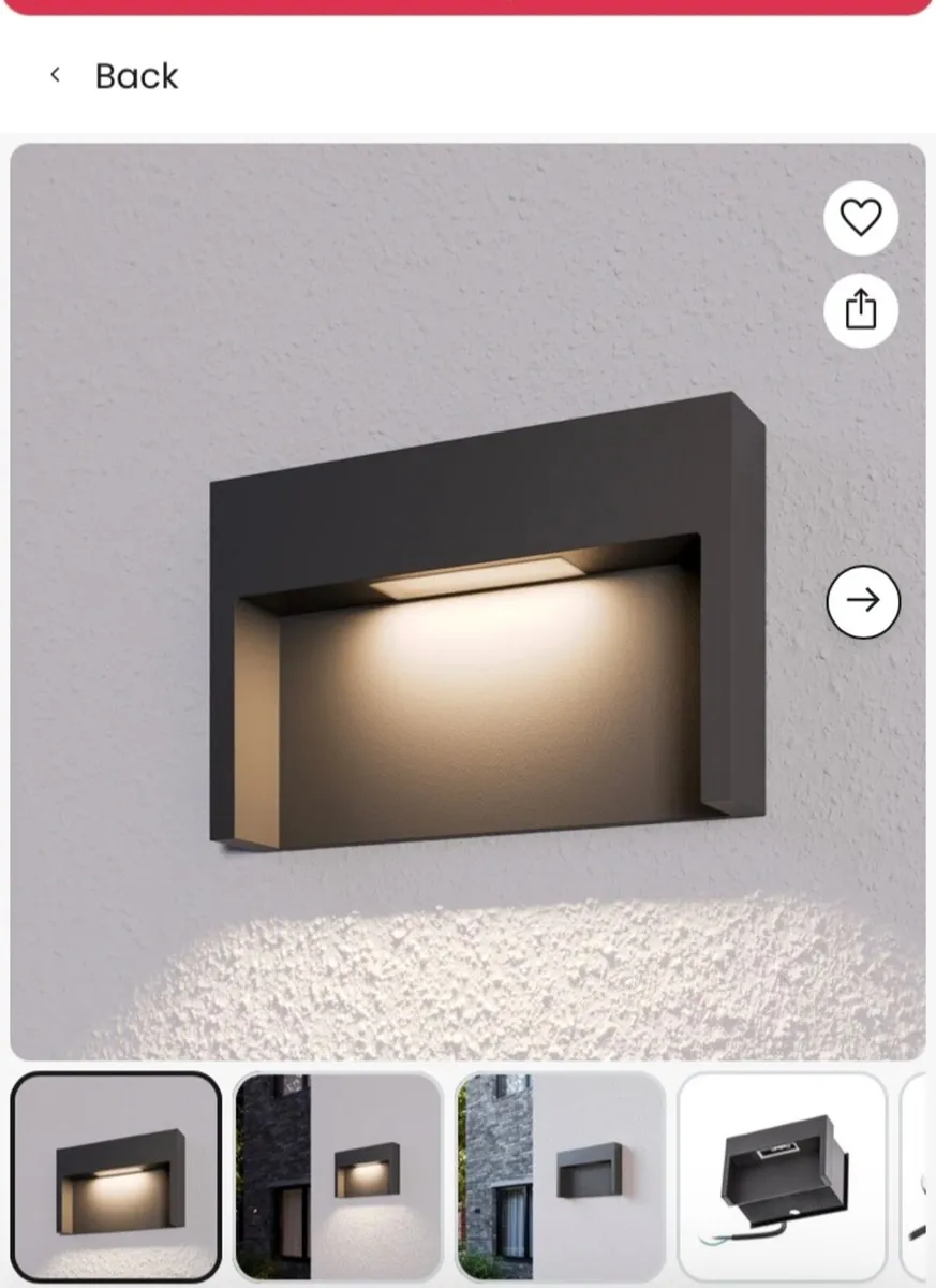 Outdoor lights x 6 (Mitja) and 4 (Lucande) - Image 1