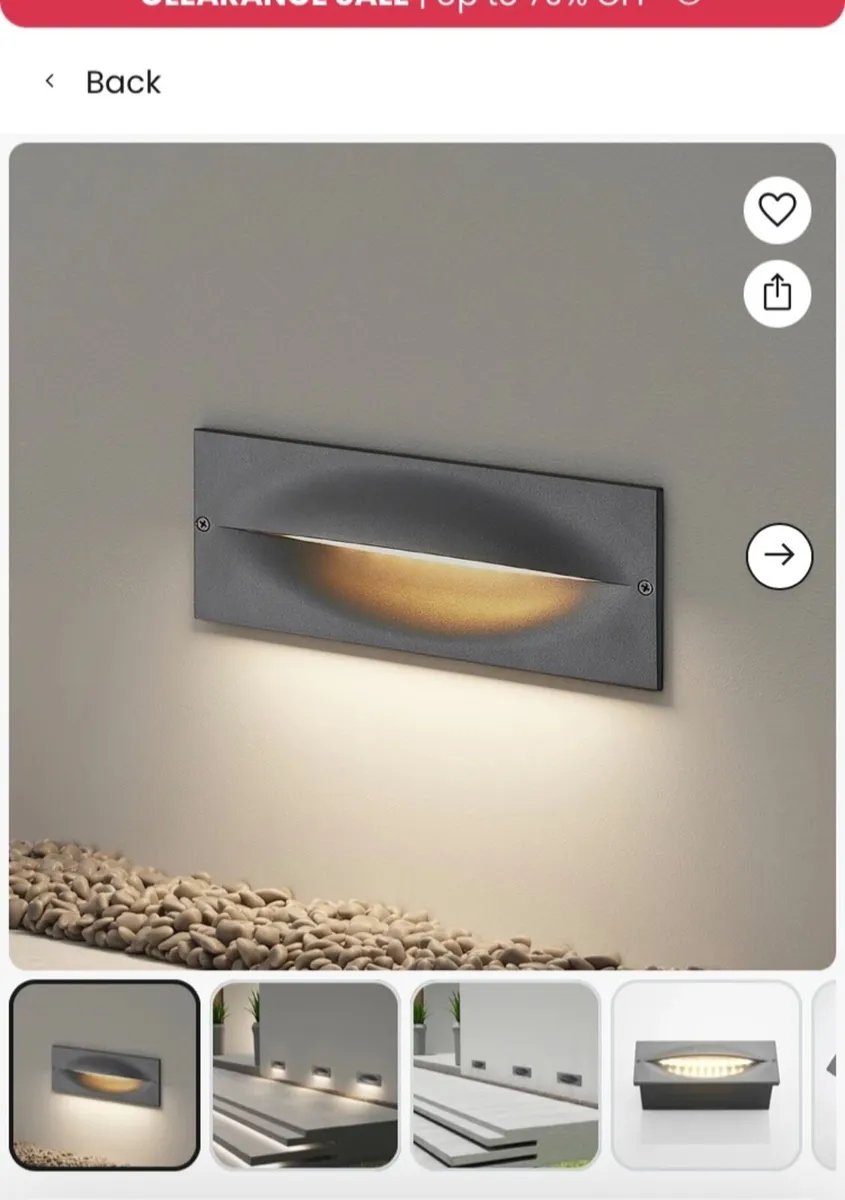 Outdoor lights x 6 (Mitja) and 4 (Lucande) - Image 2