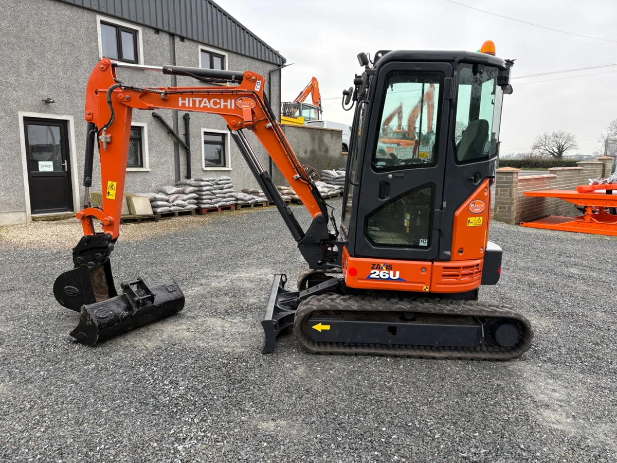 2021 Hitachi zx26u-6 low Hours Finance arranged - Image 1