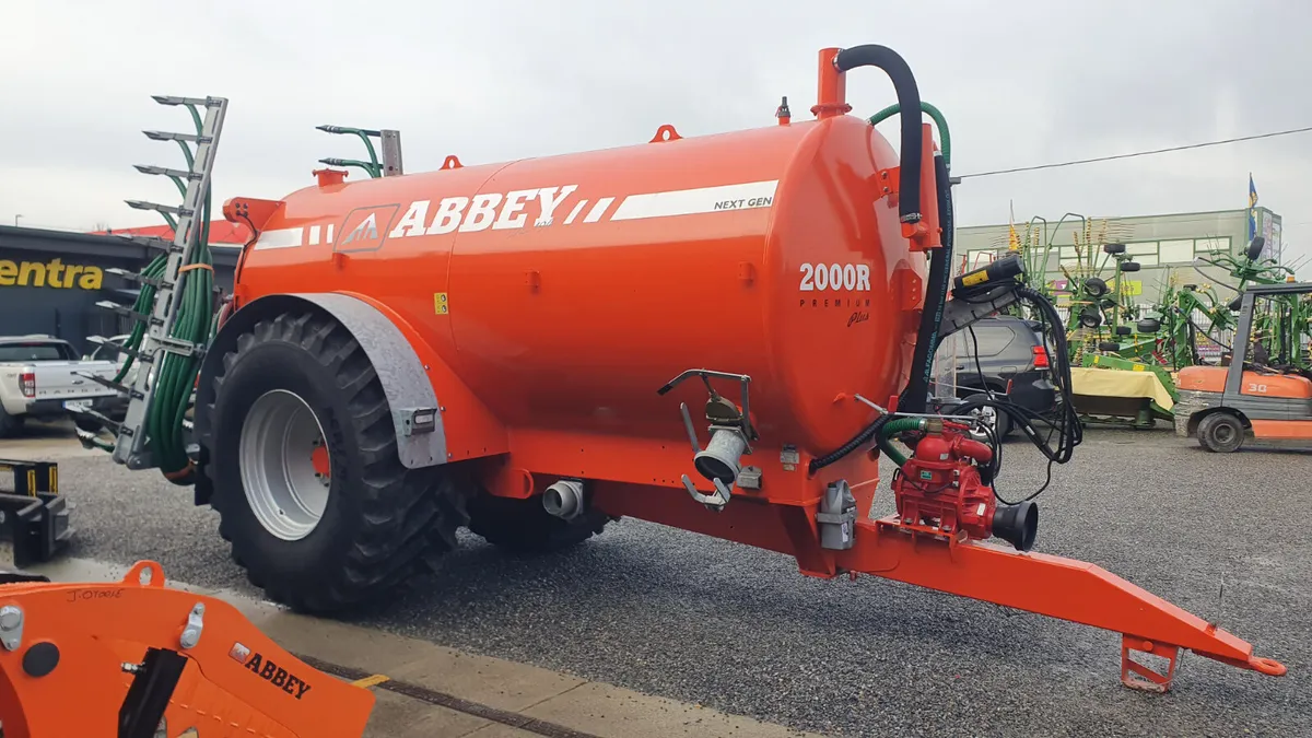 New Abbey 2000R Slurry Tanker with Shoe In Stock - Image 1