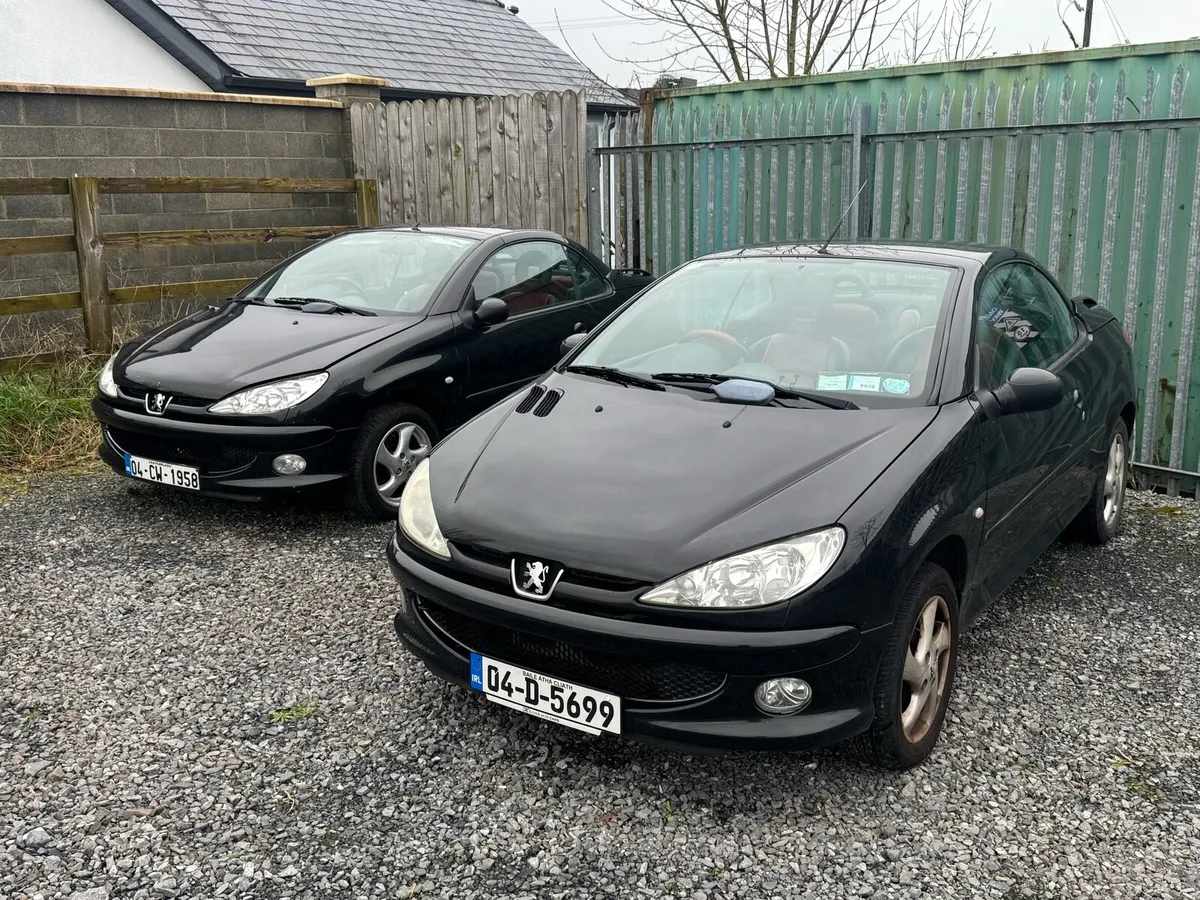 Peugeot 206 CC Coupe Cabriolet x 2 04 - Image 1