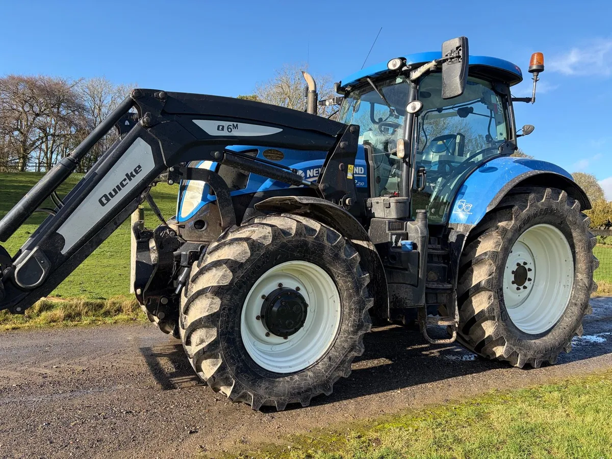 New Holland T7.210 c/w Quicke 6M Loader - Image 1