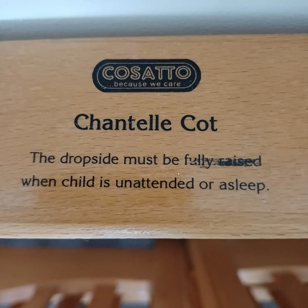 Beautiful wooden cot - Image 2