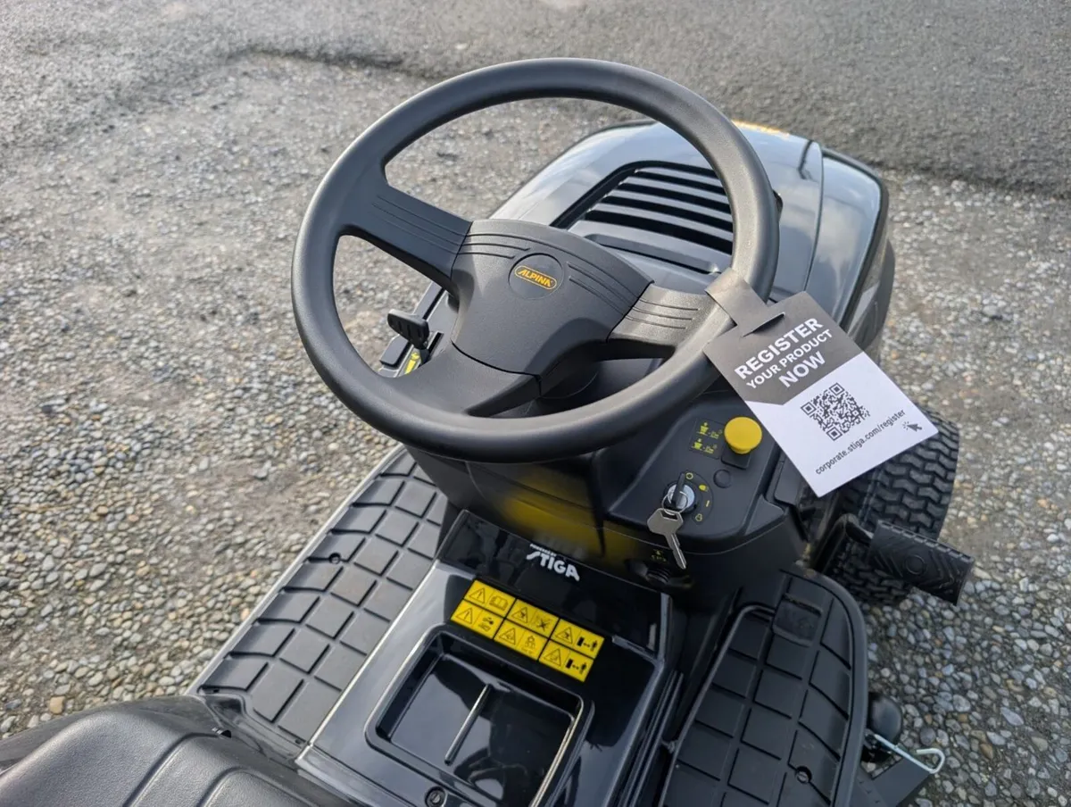 New Ride on lawnmower Alpina AT398HA - Image 2