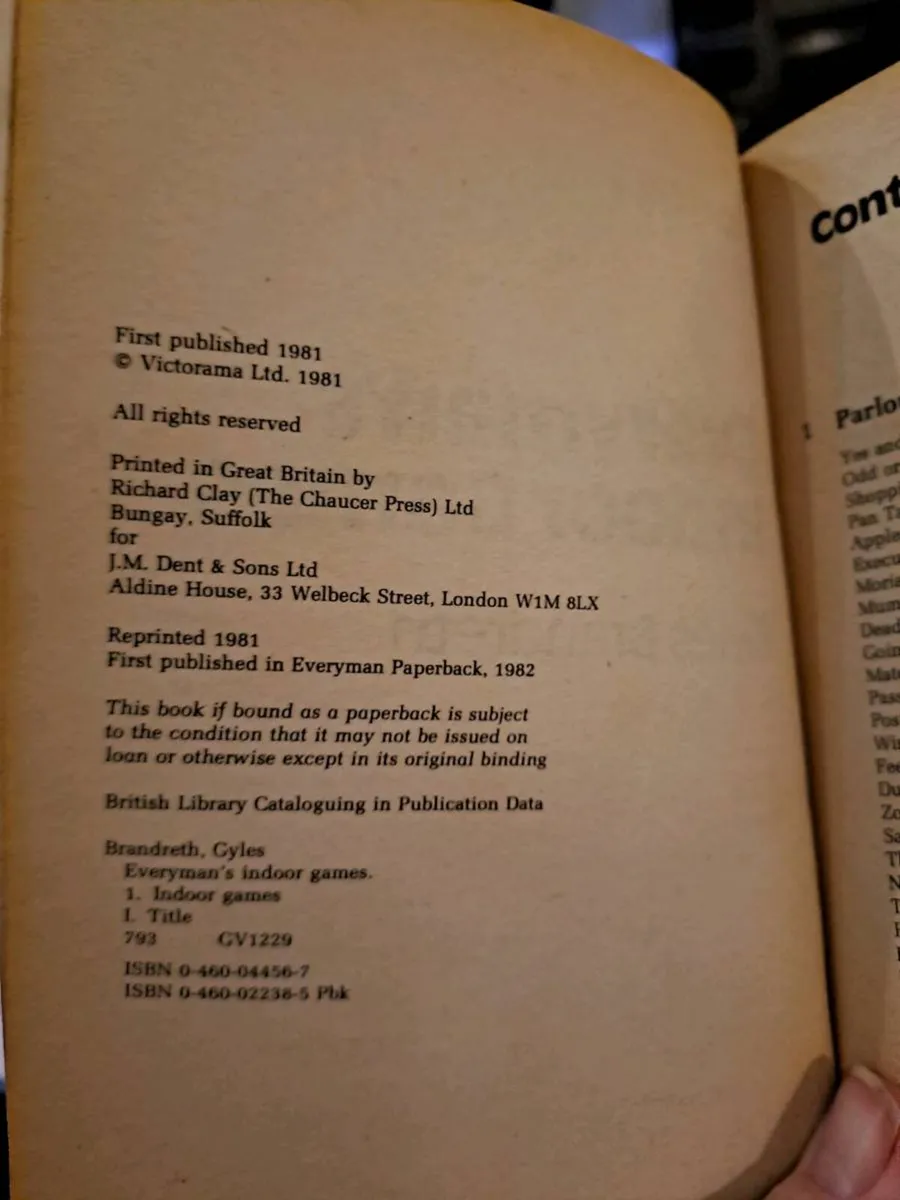 Everyman’s Indoor Games by Gyles Brandreth - Image 4