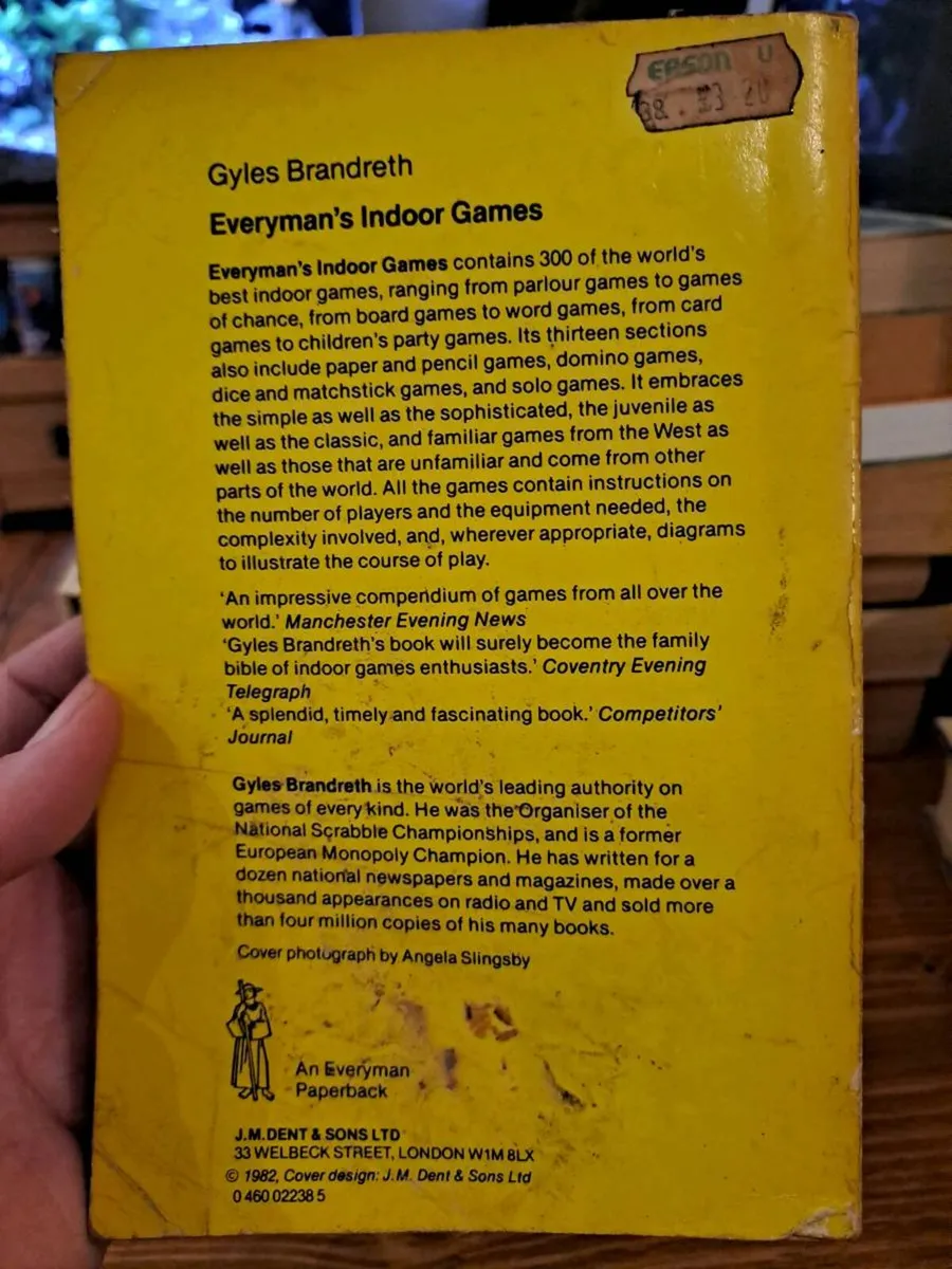 Everyman’s Indoor Games by Gyles Brandreth - Image 2