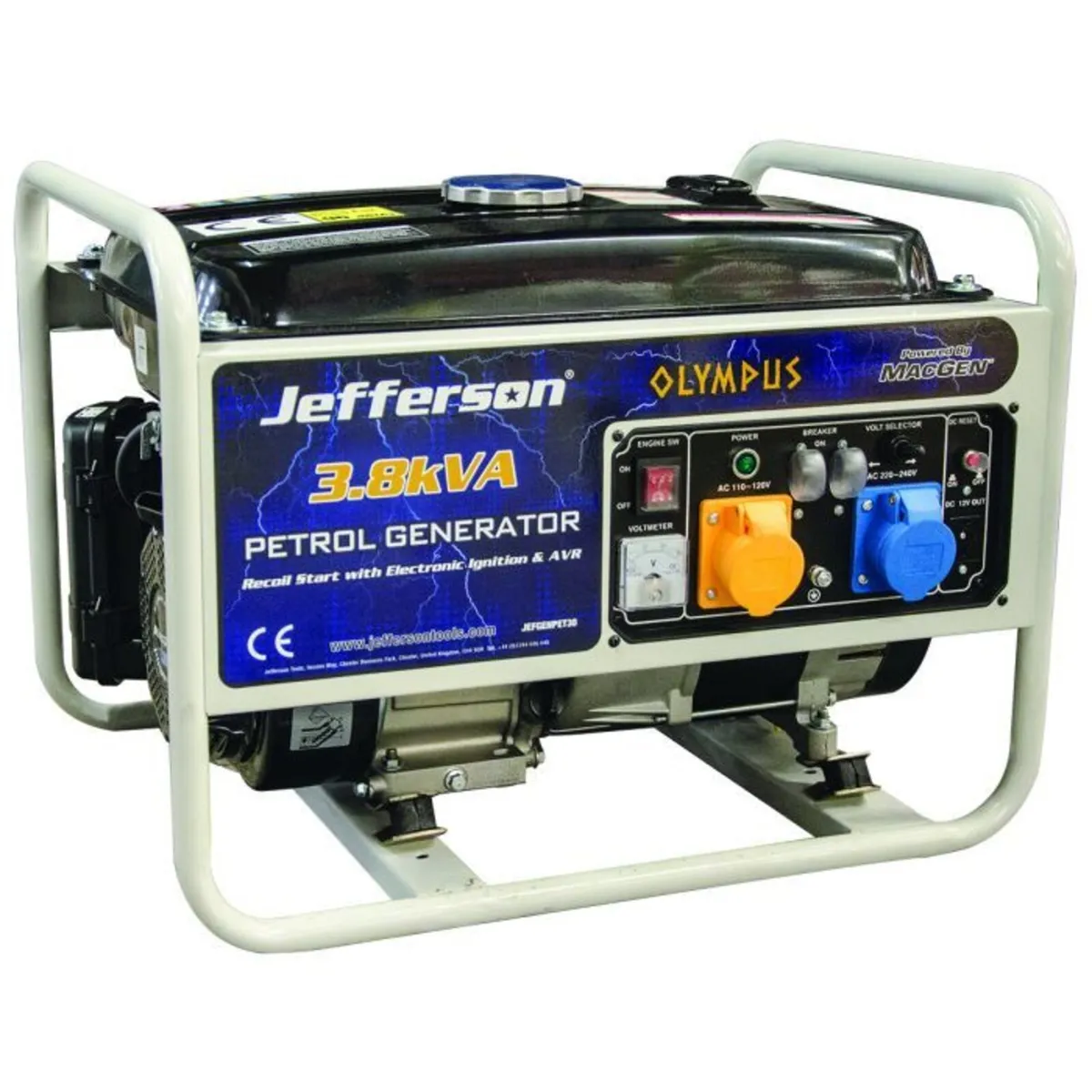 Jefferson 3.8KvA Petrol Generator - Image 1
