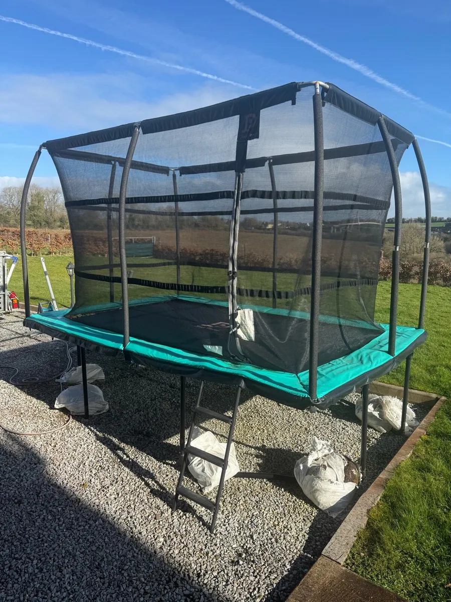 12ft x 8ft trampoline in perfect condition - Image 1