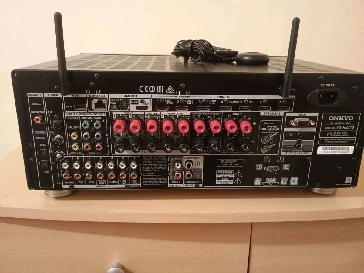 ONKYO TX RZ 710 AV Receiver - Image 3
