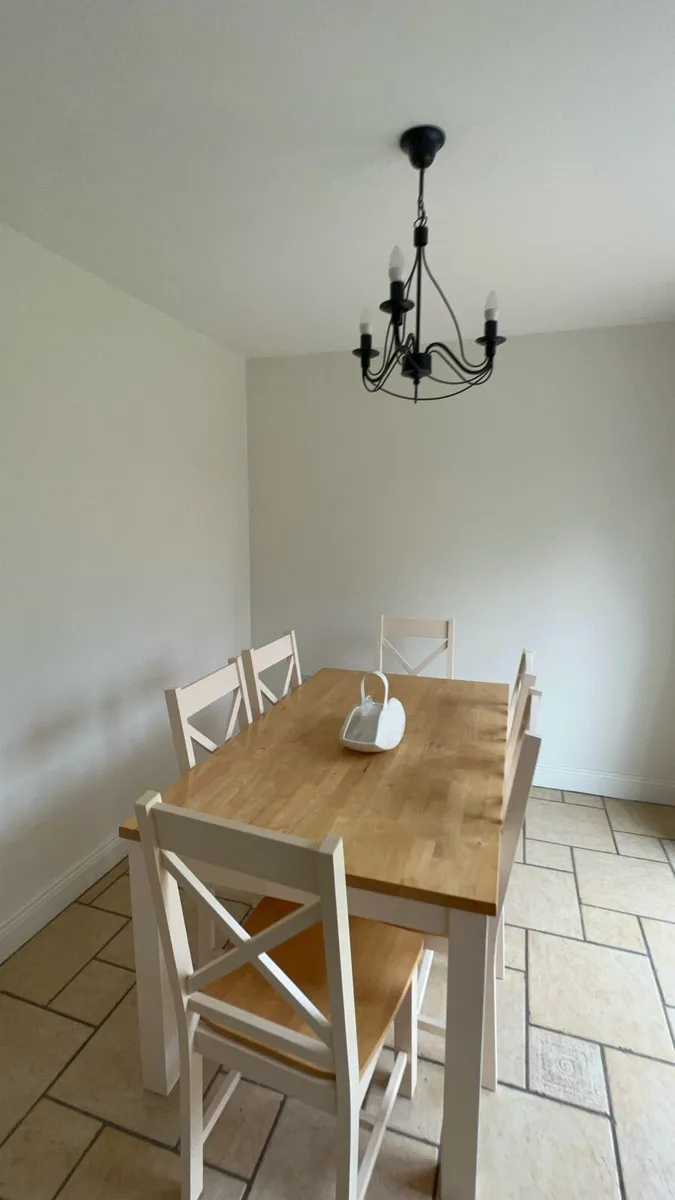 Solid Wood Dining Table (no chairs) - Image 1