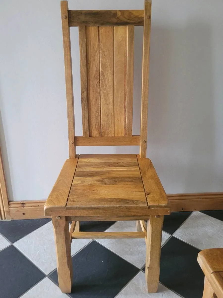 Kitchen chairs x 6 - Image 1