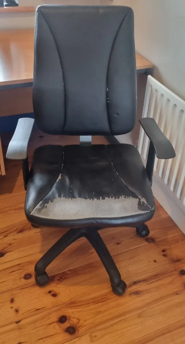 Desk & chair office, study, school work, computer - Image 4