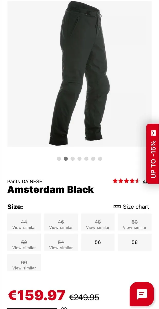 Ladies Dainese D-Dry Suit - Image 4