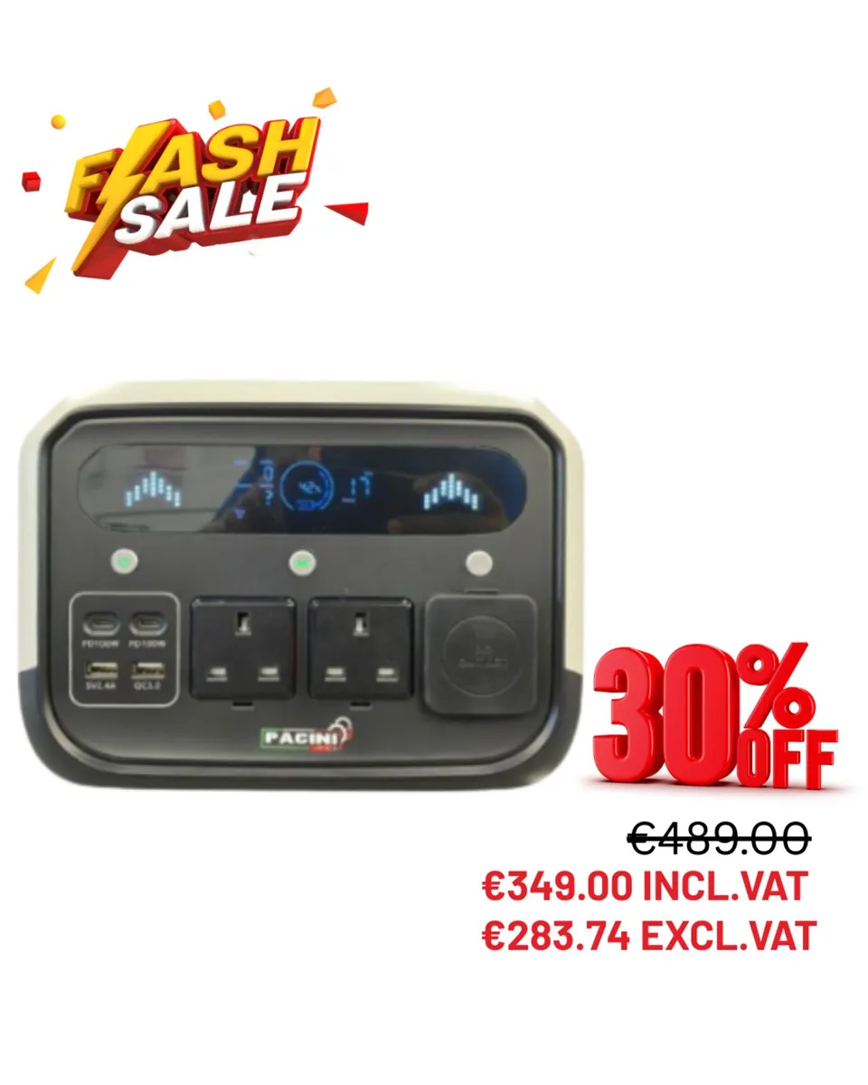 Pacini Portable Power Station outlets,700W - Image 1