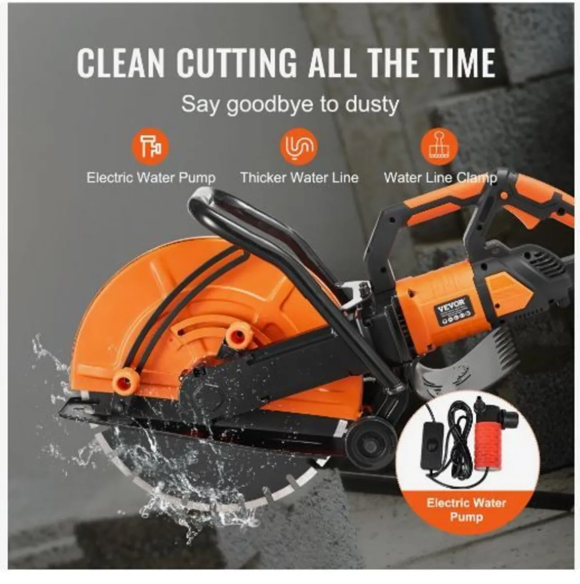 16"/40.6 cm Electric Concrete Saw - Image 2