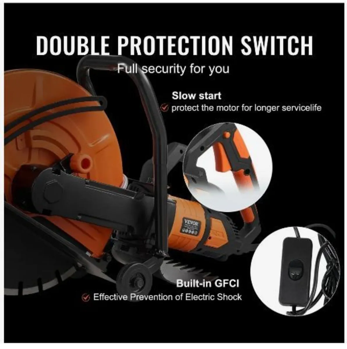 16"/40.6 cm Electric Concrete Saw - Image 3