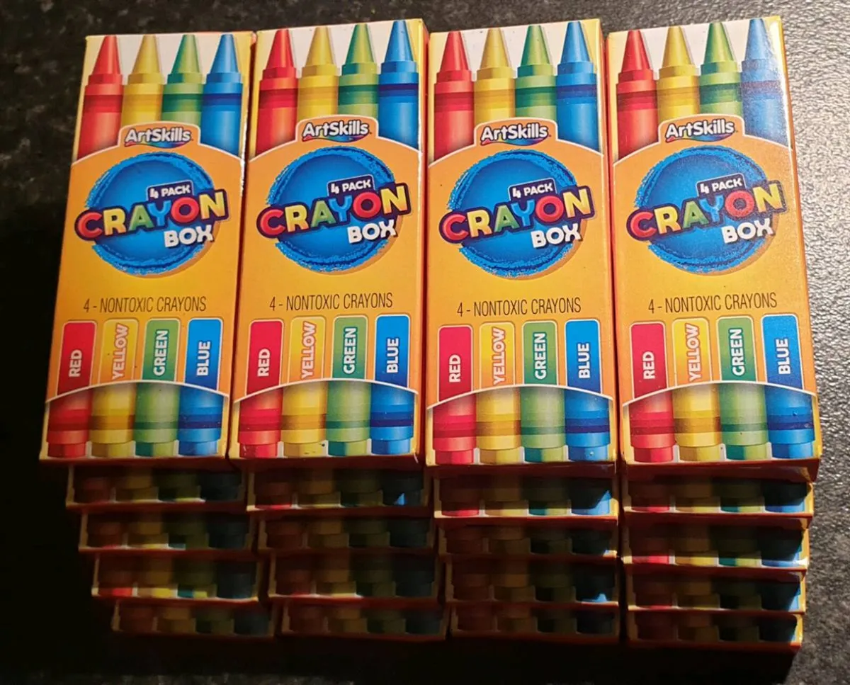 Kids Crayons & Colouring Pencils Bundle - Image 1