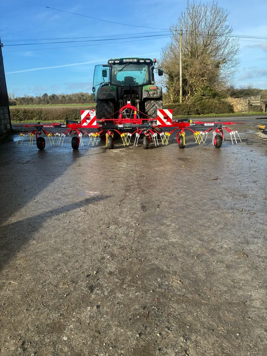 Rozmital OZ-676 6 rotor Tedder - Image 3