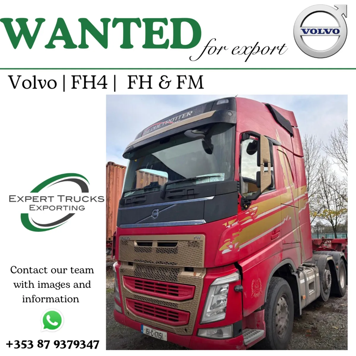 VOLVO V4 FH & FM | Wanted for Export