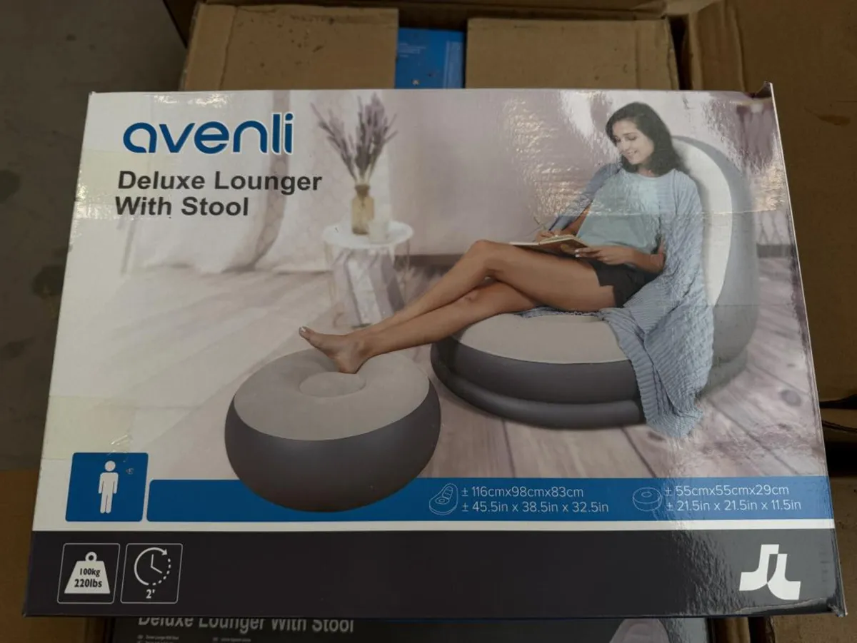 23 x Inflatable Deluxe Loungers **Online Auction** - Image 3