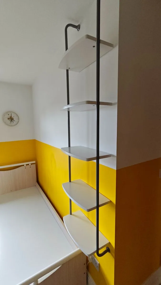 Desk, shelving unit - Image 4