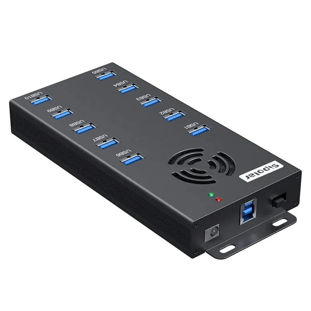 Sipolar A-423 10 Ports USB 3.0 Industrial USB Hub - Image 2