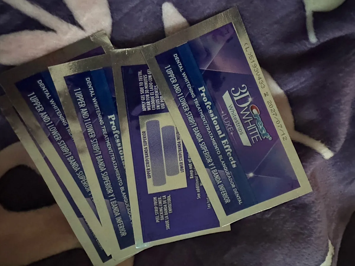 Crest whitening strips