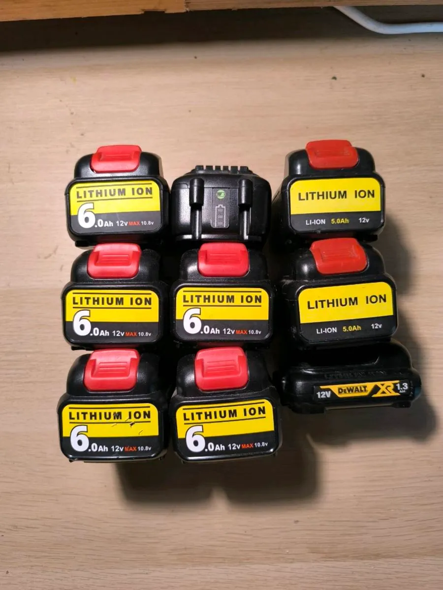 DeWalt 12v Tool kit with 9 batteries - Image 2