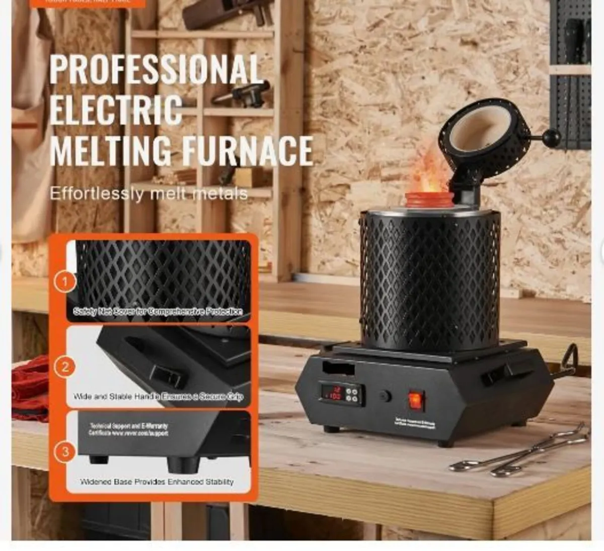 Gold Melting Furnace, 1350W - Image 4