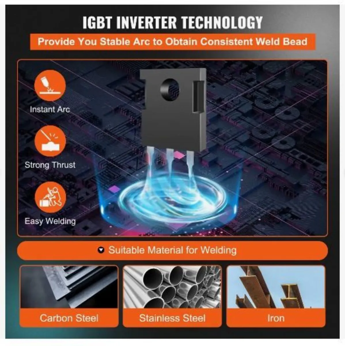 MIG Welder 250 Amp MIG TIG Arc Welder 3 in 1 - Image 2