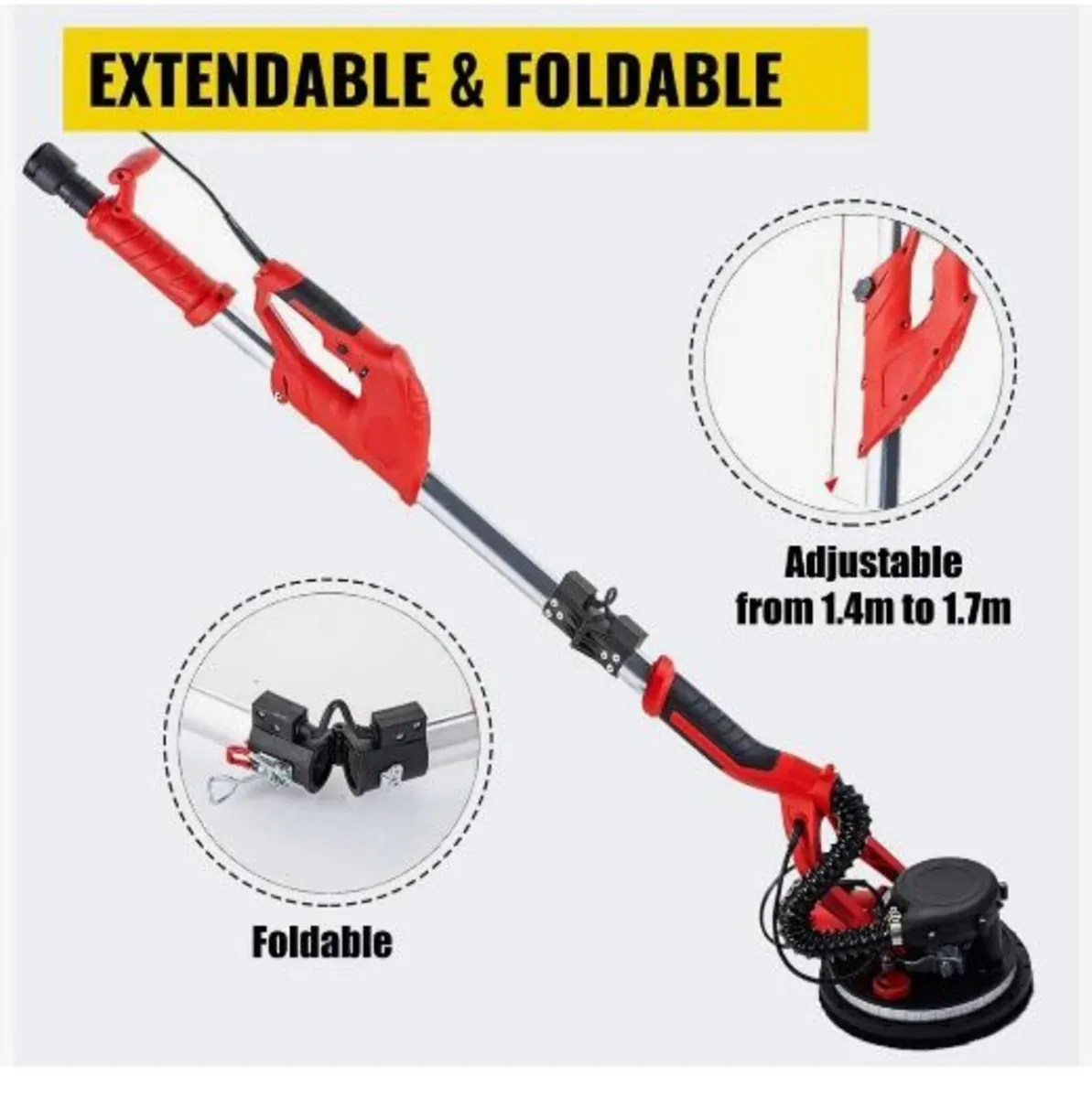 Drywall Sander 750W, Electric Drywall Sander - Image 4