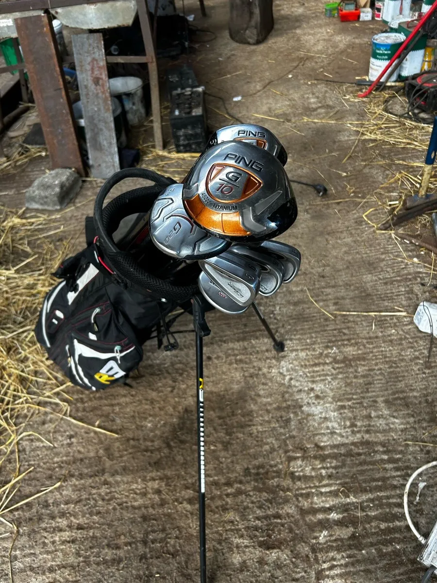 LH Golf Clubs and Bag - Image 1