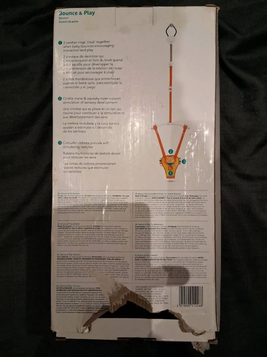 Baby Munchkin Bounch & Play Bouncher - Image 2