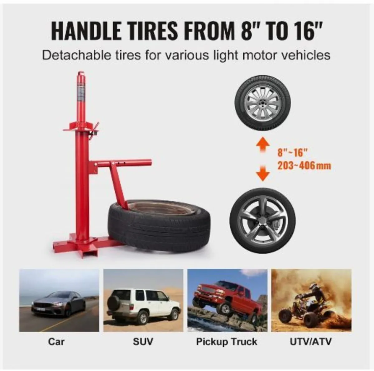 Portable Manual Tire Changer Bead Breaker Tool - Image 2