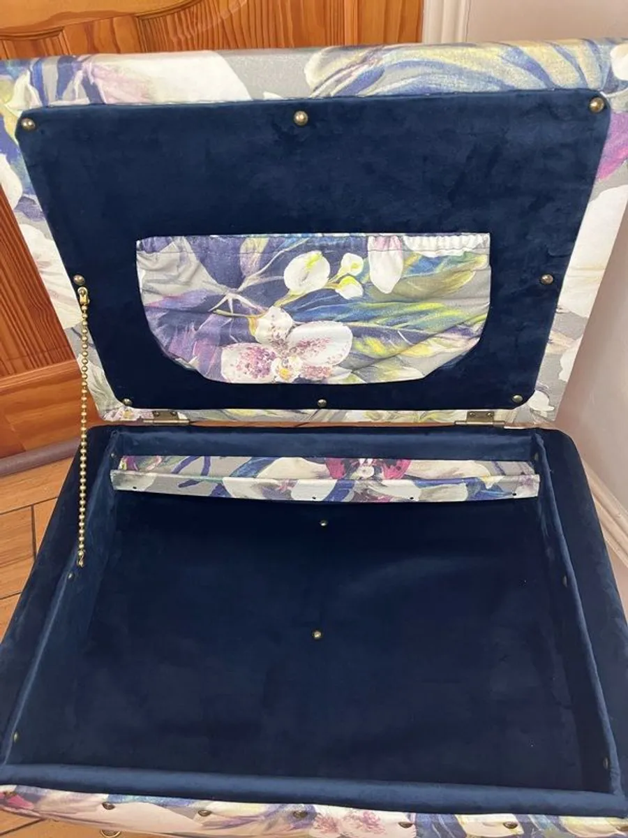 Sherbourne  footstool / sewing box, craft stool - Image 3