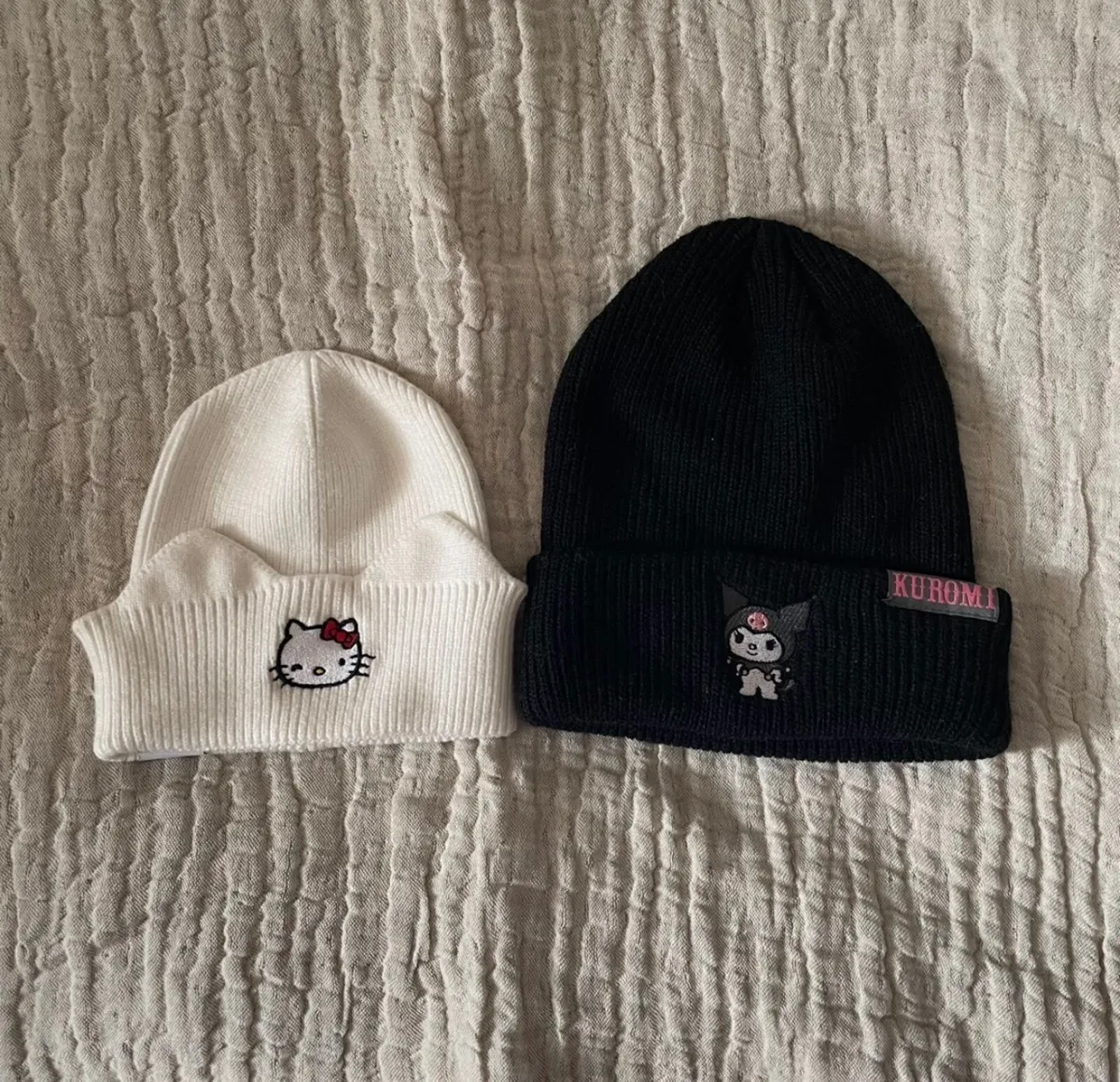 Kuromi and hello kitty hats - Image 1