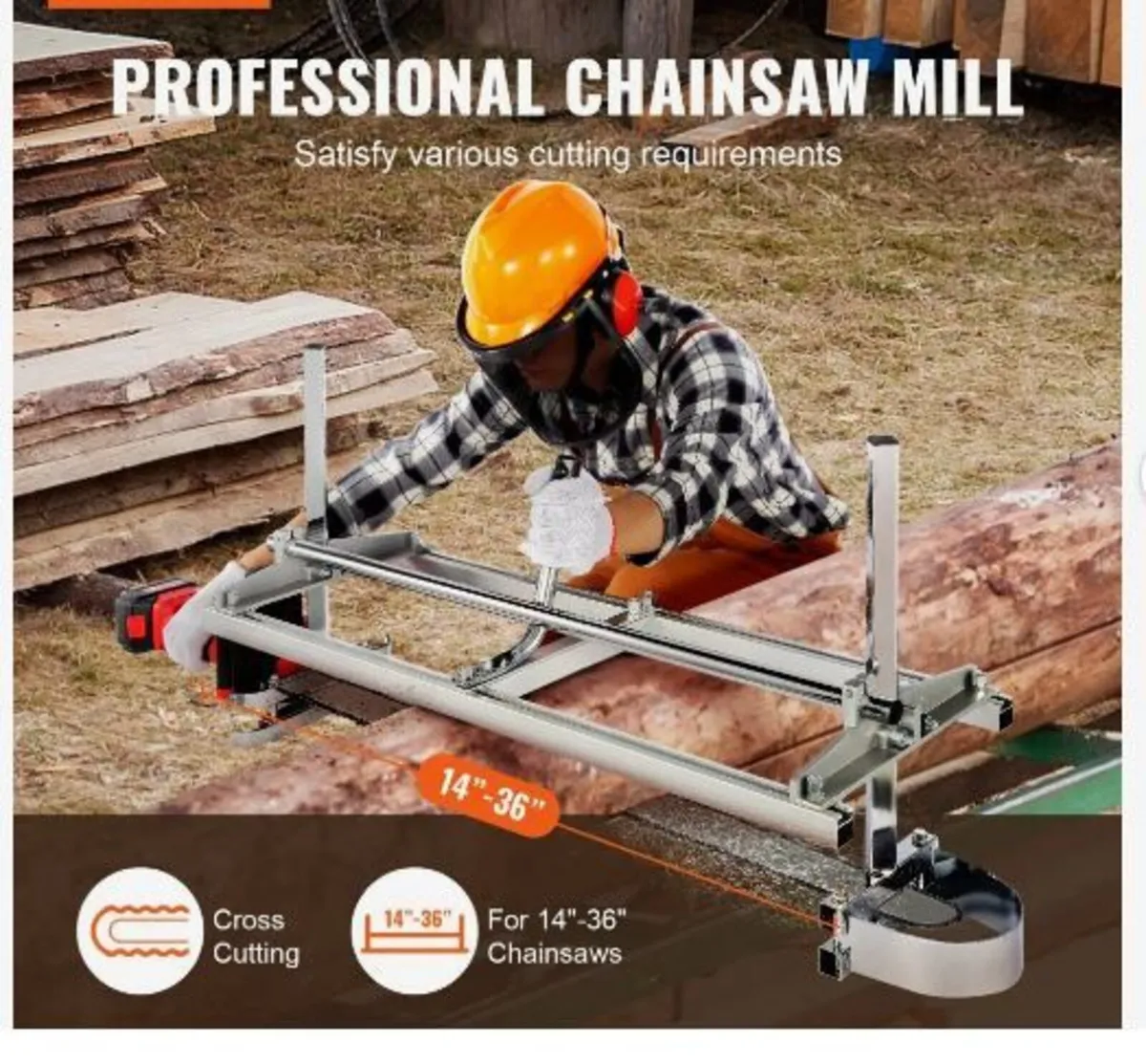 Portable Sawmill 35.6cm-91.4cm - Image 1