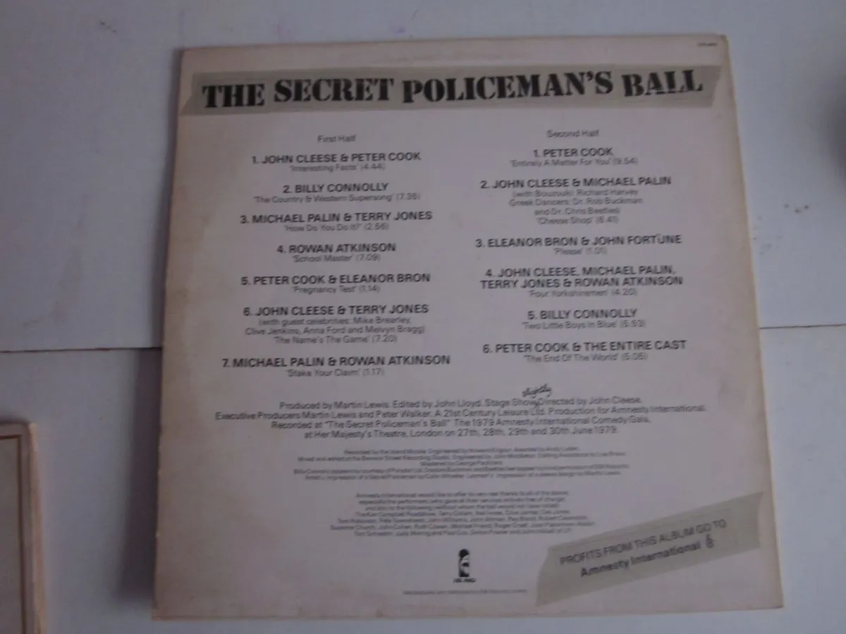 The Secret Policeman's Ball Vinyl Album - Image 3