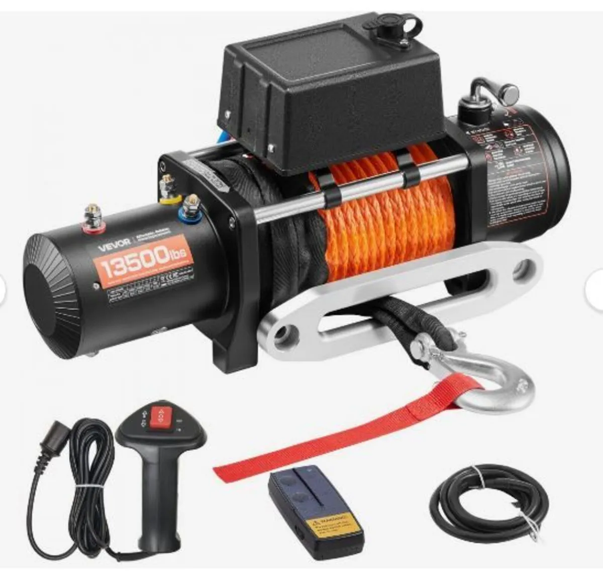 Electric Winch Truck 6123.5 kg Synthetic Rope - Image 1