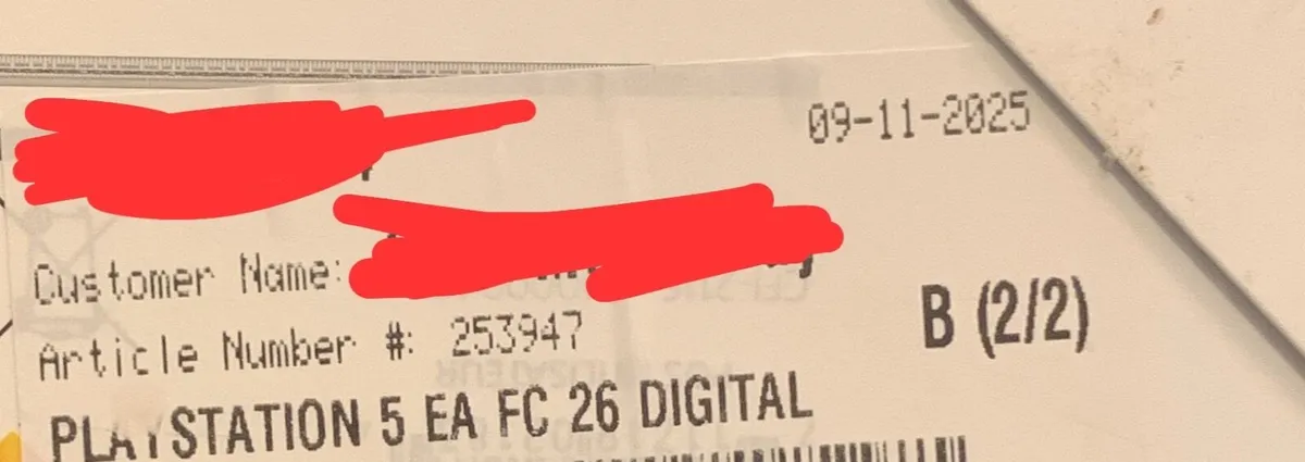 PlayStation 5 Digital (FIFA26 NOT INCLUDED) - Image 1