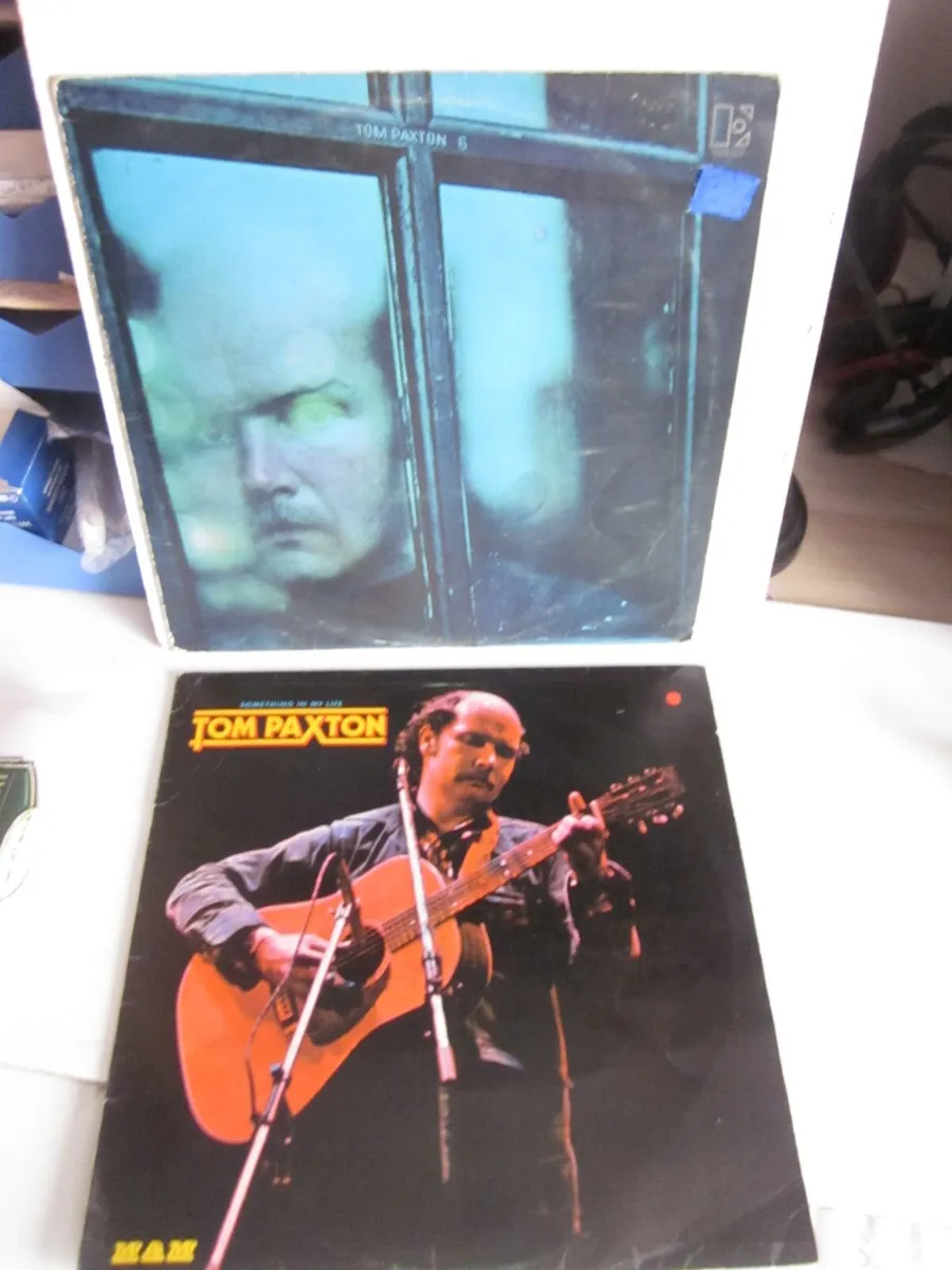 Tom Paxton Vinyl LP's X2 - Image 1