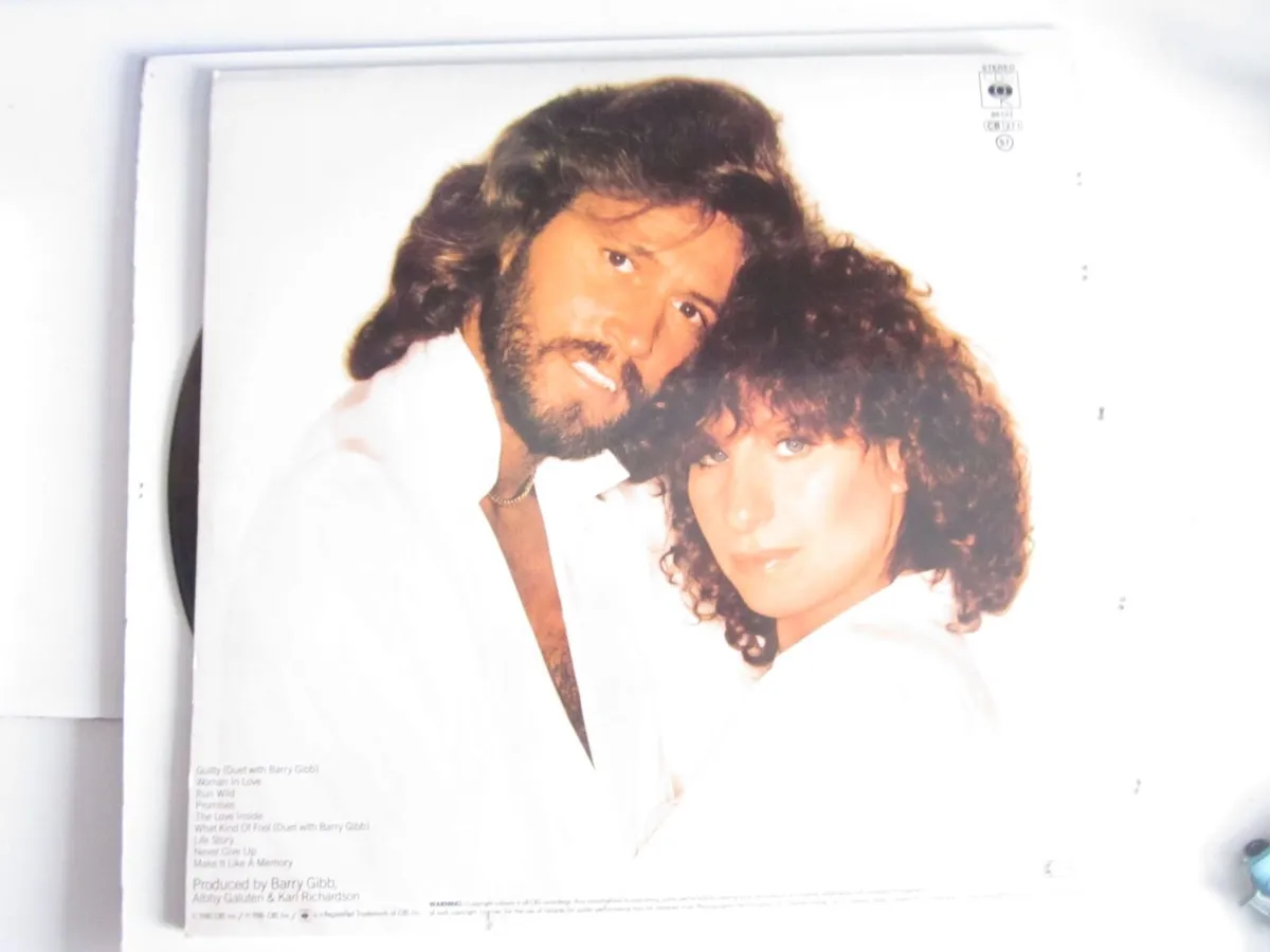 Barbara Streisland Guilty Vinyl LP - Image 2