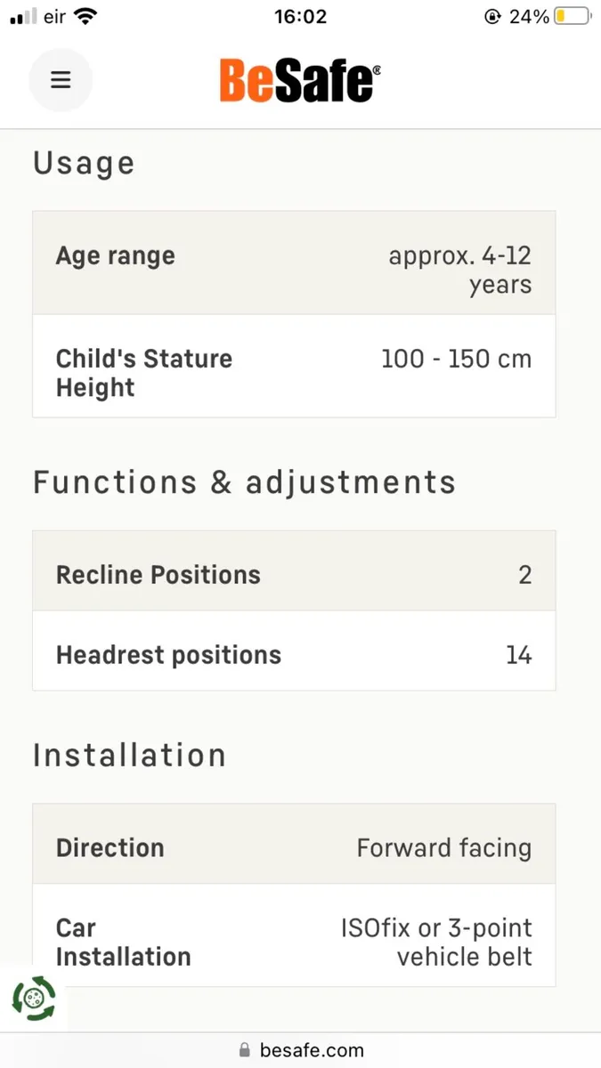 Car booster seat - Image 3