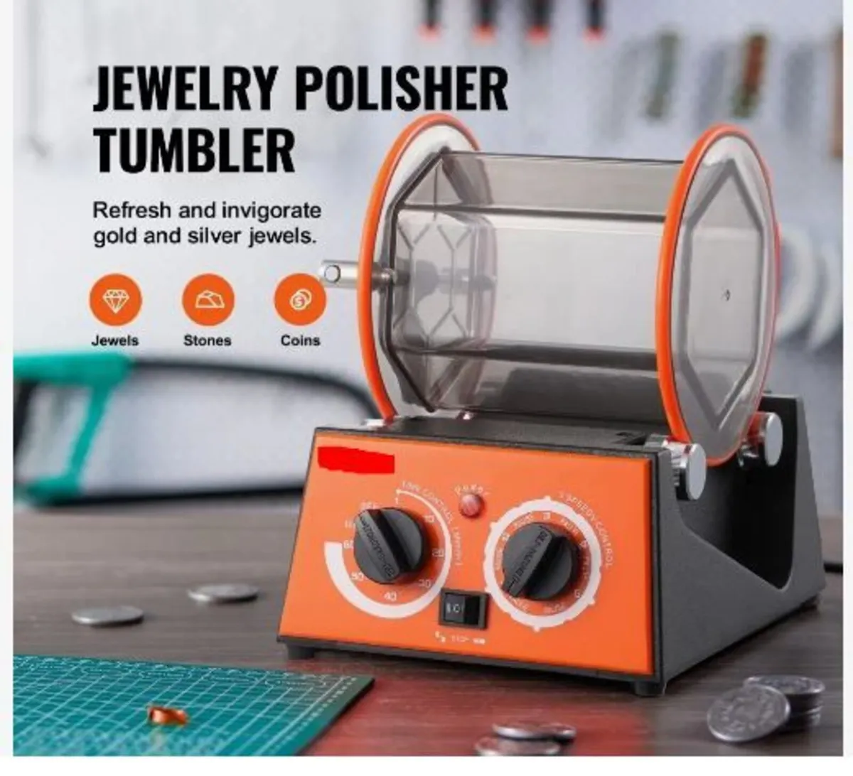 3kg Rotary Tumbler Surface Polisher Jewelry - Image 4